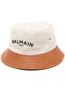 Balmain logo-embroidered bucket hat