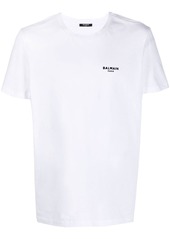 Balmain logo-embroidered cotton T-shirt