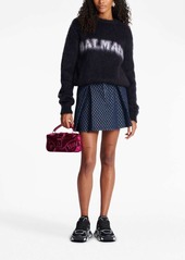 Balmain logo-jacquard jumper