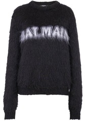 Balmain logo-jacquard jumper