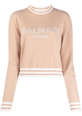 Balmain logo-lettering sweatshirt