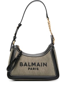 Balmain logo-print B-army shoulder bag