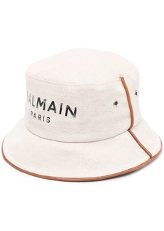 Balmain logo-print bucket hat
