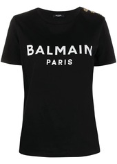 Balmain logo-print cotton T-shirt