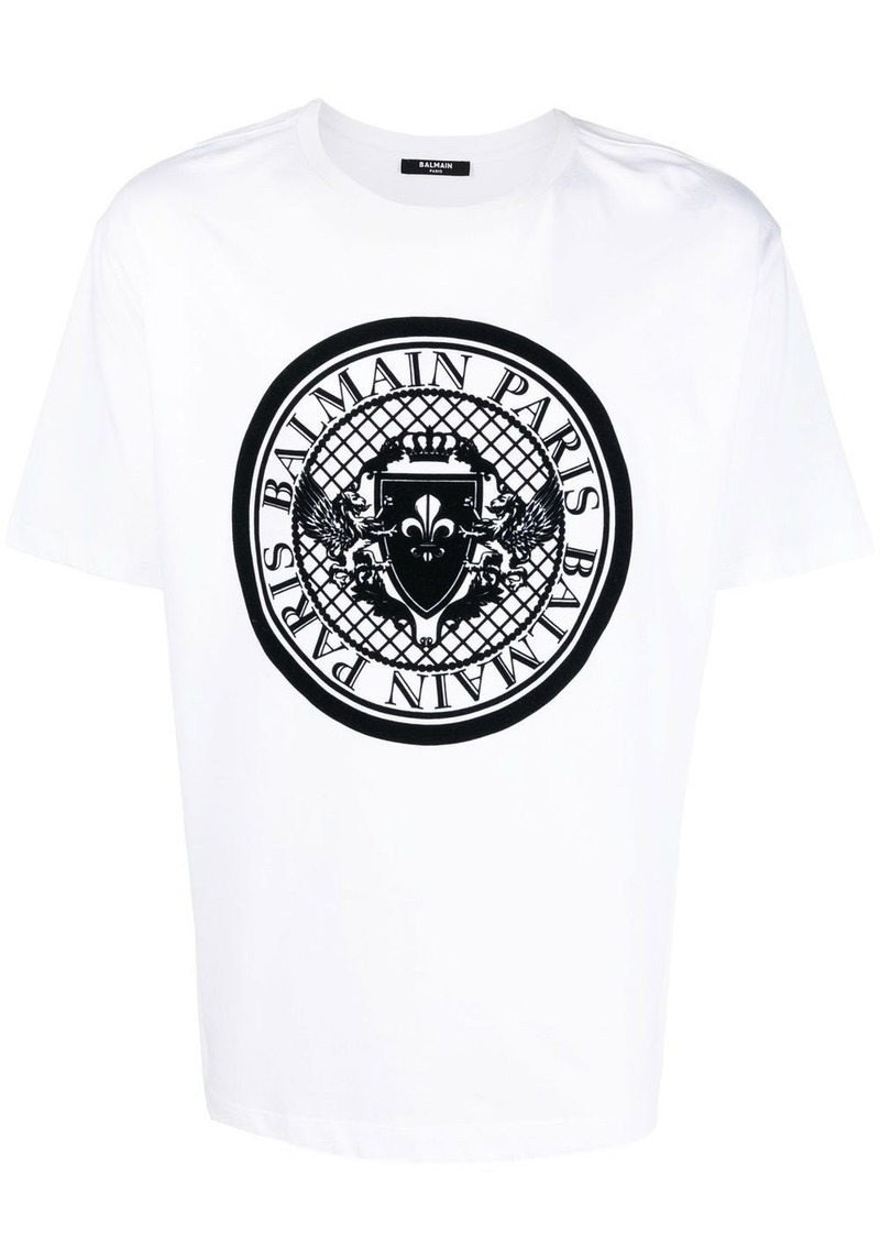 Balmain logo-print cotton T-shirt