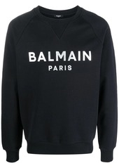 Balmain logo-print raglan sweatshirt