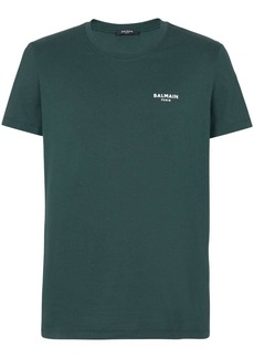 Balmain logo-print short-sleeved cotton T-shirt