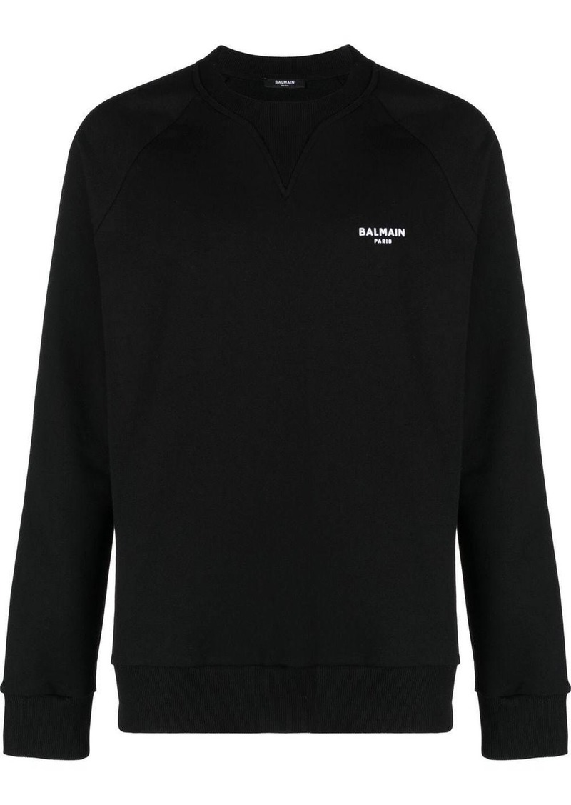 Balmain logo-print sweatshirt