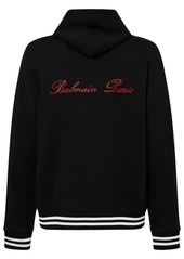 Balmain Logo Signature Cotton Hoodie