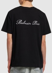 Balmain Logo Signature Cotton T-shirt