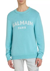 Balmain Logo Wool-Blend Sweater