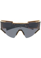 Balmain mask-effect frame sunglasses