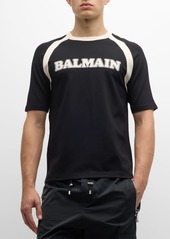 Balmain Men's Retro Logo T-Shirt
