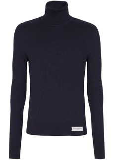 Balmain merino wool high-neck sweater