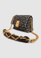 Balmain Mini 1945 Monogram Jacquard Bag