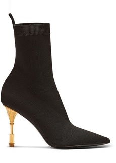 Balmain Moneta knitted ankle boots