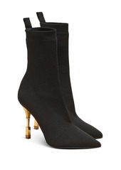 Balmain Moneta knitted ankle boots