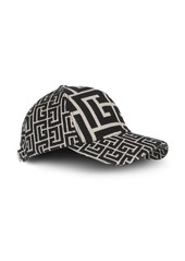 Balmain monogram-pattern baseball cap