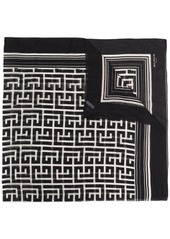 Balmain monogram pattern scarf