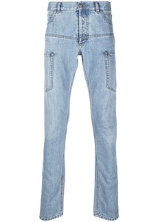 Balmain multi-pocket skinny jeans