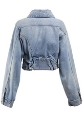 Balmain Oversize Vintage Cotton Denim Jacket
