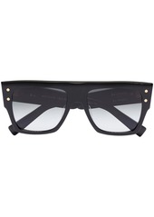 Balmain oversized square-frame sunglasses