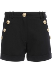 Balmain piqué-weave mini shorts