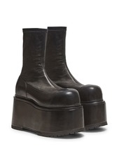 Balmain platform leather boots