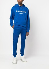 Balmain rear logo-print detail trousers