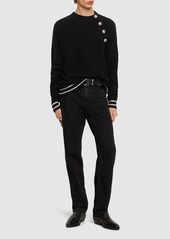 Balmain Regular Cotton Denim Pants