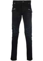 Balmain ripped skinny-fit jeans
