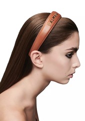 Balmain Riviera Logo Leather Headband