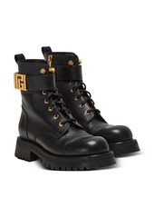 Balmain Romy lace-up leather boots