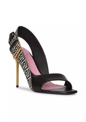 Balmain Ruby 115MM Jacquard Strap Sandals