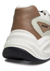 Balmain Run Row Leather Low-Top Sneakers