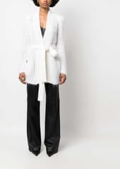 Balmain sequin-embellished mohair-blend cardigan
