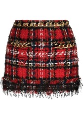 Balmain sequin tweed mini skirt
