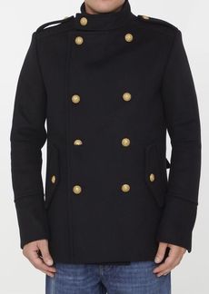 Balmain Short military-style coat
