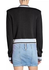 Balmain Signature Logo Knit Cardigan