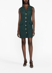 Balmain sleeveless bouclé minidress