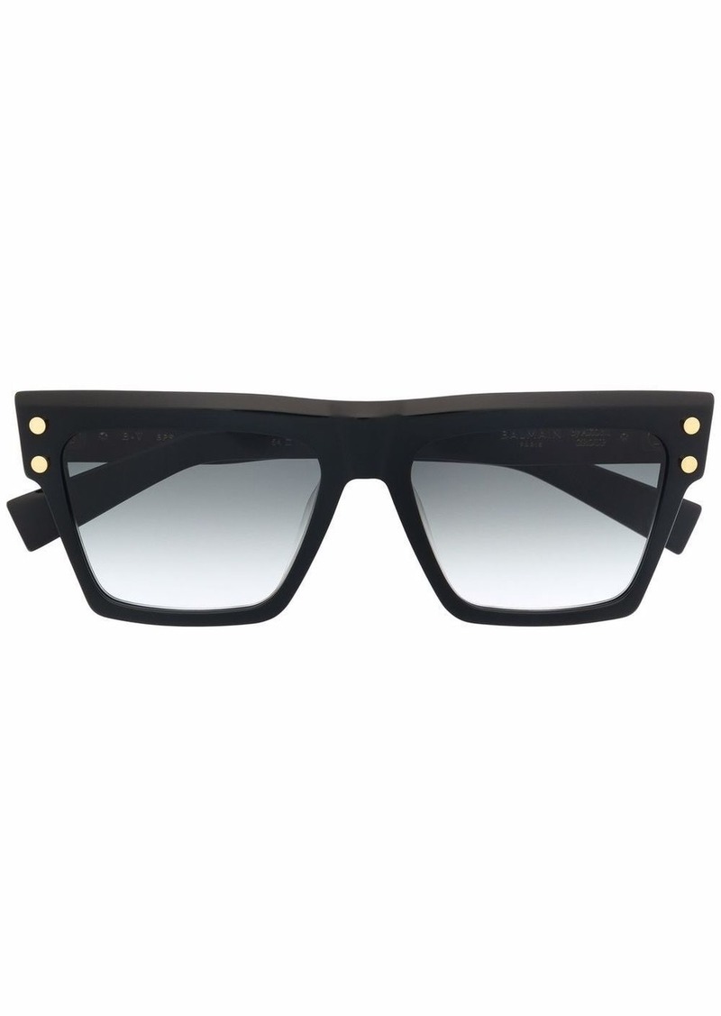 Balmain square-frame tinted sunglasses