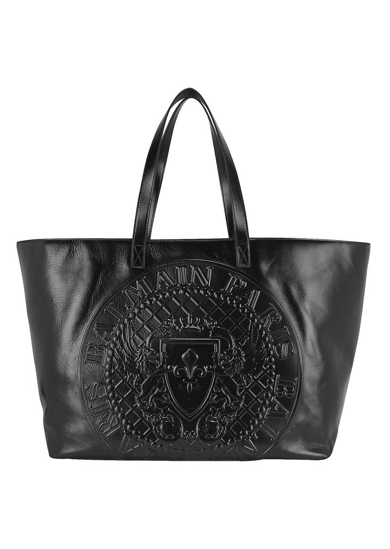 balmain logo bag