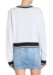 Balmain Stretch-Cotton Signature Sweater