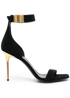 Balmain suede 110mm strappy sandals