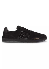 Balmain Swan Suede Sneakers