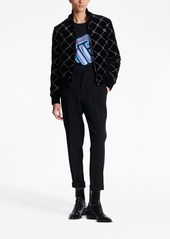 Balmain tapered cropped trousers