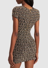 Balmain Tweed & Lurex Mini Dress