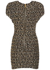 Balmain Tweed & Lurex Mini Dress