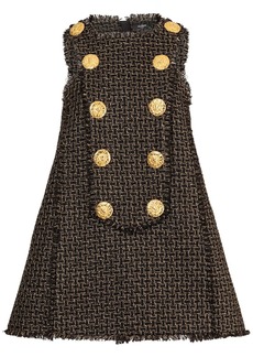 Balmain Tweed Lurex Mini Dress