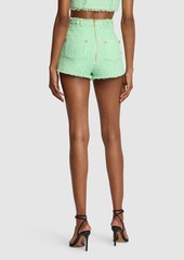 Balmain Tweed Mini Shorts